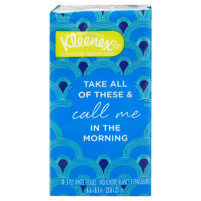 Kleenex Pocket Pack White Tissue 10 Count - Each - Image 3