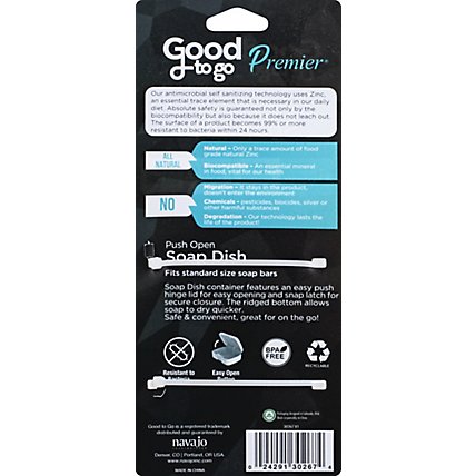 Good To Go Premier Antimicrobial Soap Dish - Each - Image 3