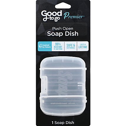 Good To Go Premier Antimicrobial Soap Dish - Each - Image 2