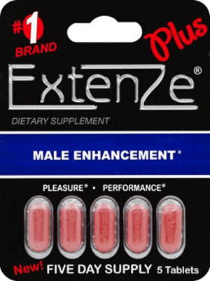 ExtenZe Plus Male Enchancement Caplets - 5 Count