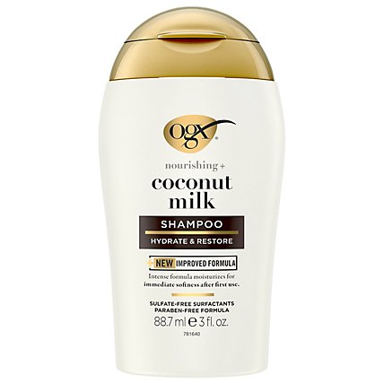 vejr kæmpe stor Dempsey Ogx Nourishing Coconut Milk Shampoo - 3 Fl. Oz. - Safeway