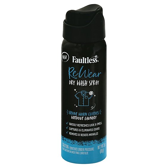 Faultless Rewear Dry Wash Spray - 3 Oz