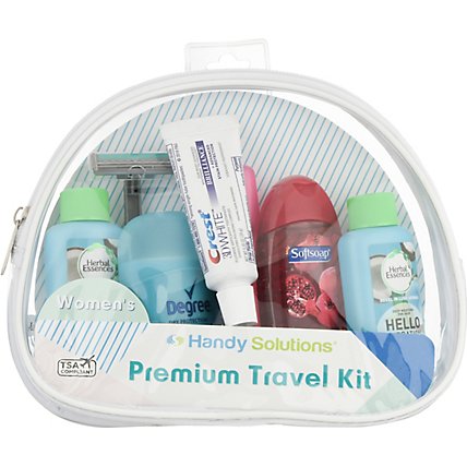 Handy Solutions Premium Womens Travel Kit 9 Count - Each - Image 2