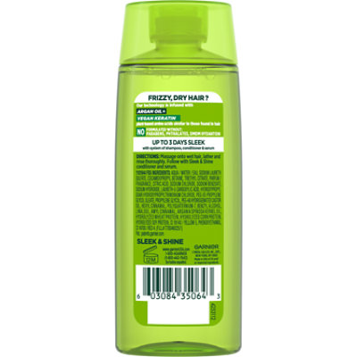 Garnier Fructis Sleek & Shine Smoothing Shampoo for Frizzy Dry Hair - 3 Fl. Oz. - Image 3
