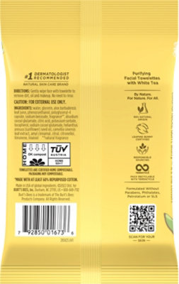 Burt's Bees Facial Cleansing Towelettes - 10 Count - Image 5