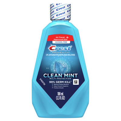 Crest Pro Health Clean Mint Mouthwash - 3.3 Fl. Oz. - Image 2