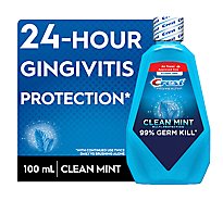 Crest Pro Health Clean Mint Mouthwash - 3.3 Fl. Oz.