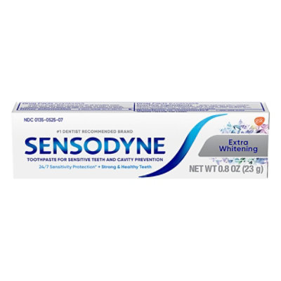 Sensodyne Extra Whitening Toothpaste - 0.8 Oz - Image 1