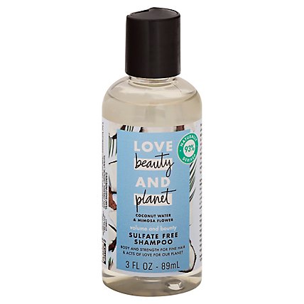 Love Beauty and Planet Coconut Water Shampoo - 3 Fl. Oz. - Image 3