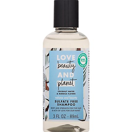 Love Beauty and Planet Coconut Water Shampoo - 3 Fl. Oz. - Image 2