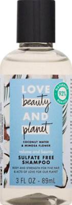 Love Beauty and Planet Coconut Water Shampoo - 3 Fl. Oz. - Image 2