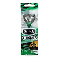 Schick Xtreme 3 Sensitive Skin Disposable Razor With Aloe - Each - Image 1
