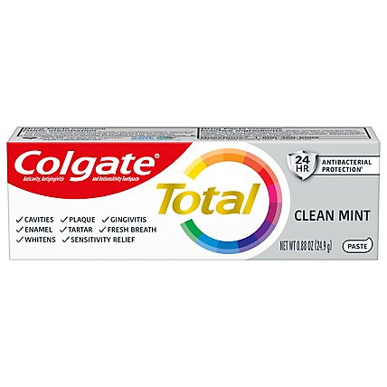Colgate Total Clean Mint Toothpaste - 0.88 Oz - Image 1