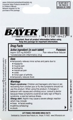 Bayer Genuine Aspirin Tablets - 4 Count - Image 3