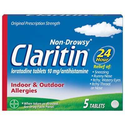 Claritin 24 Hr Allergy Tablets - 5 Count - Image 3