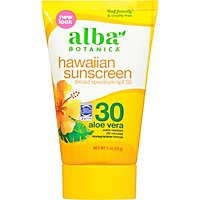Alba Botanica Aloe Vera SPF 30 Sunscreen - 1 Oz - Image 2