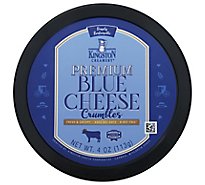 Kingston Heritage Blue Cheese Crumbled Cup - 4 OZ