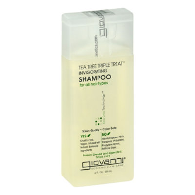 Giovanni Tea Tree Triple Threat Shampoo - 2 Fl. Oz. - Image 1