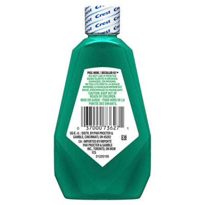 Crest Scope Outlast Anticavity Fluoride Mouthwash Long Lasting Mint Travel Size - 3.3 Fl. Oz. - Image 7