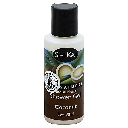 ShiKai Coconut Shower Gel - 2 Fl. Oz. - Image 1