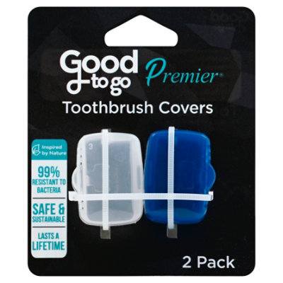 Good To Go Premier Toothbrush Cover - 2 Count