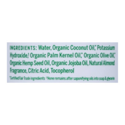 Dr. Bronner's Almond Pure Castile Soap - 2 Fl. Oz. - Image 4