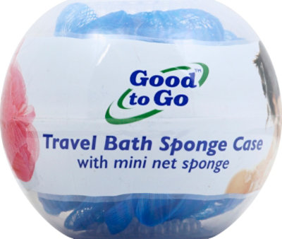 Good To Go Travel Bath Sponge With Case - Each - Image 2