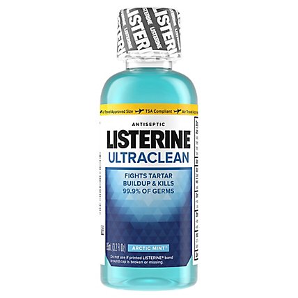 Listerine Ultraclean Arctic Mint Mouthwash - 3.2 Fl. Oz. - Image 2