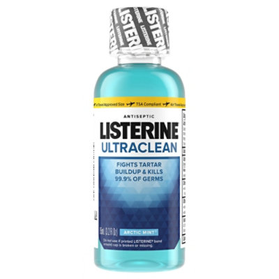 Listerine Ultraclean Arctic Mint Mouthwash - 3.2 Fl. Oz.