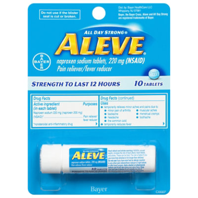 Aleve All Day Strong 220 Mg Tablets - 10 Count - Image 3