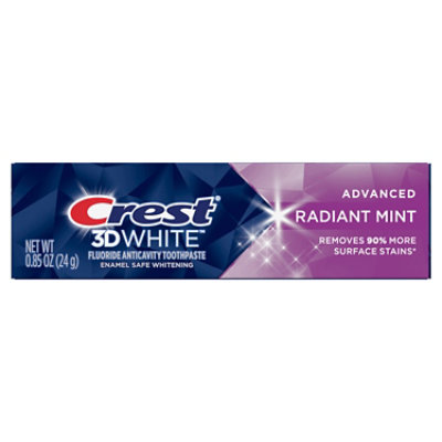 Crest 3d White Radiant Mint Toothpaste - 0.85 Oz - Image 6