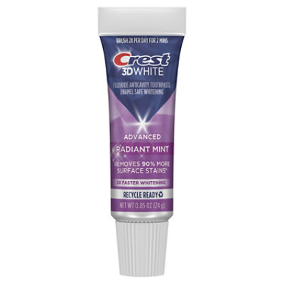 Crest 3d White Radiant Mint Toothpaste - 0.85 Oz - Image 7