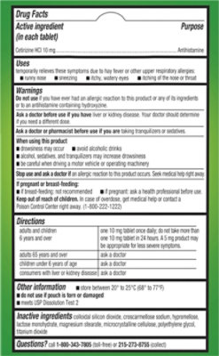 ZYRTEC Allergy Relief Tablet - 3 Count - Image 4