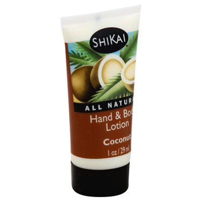 ShiKai Coconut Hand & Body Lotion - 1 Fl. Oz. - Image 1