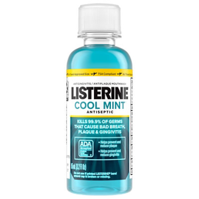 Listerine Cool Mint Travel Mouthwash - 3.2 Fl. Oz.