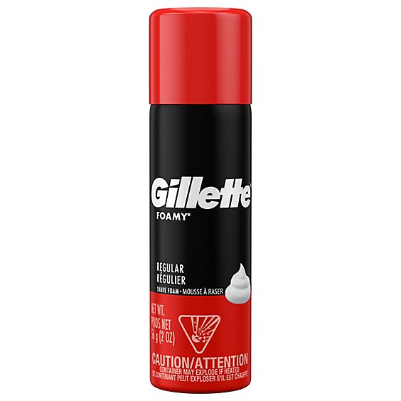 Gillette Foamy Regular Shave Foam - 2 Oz