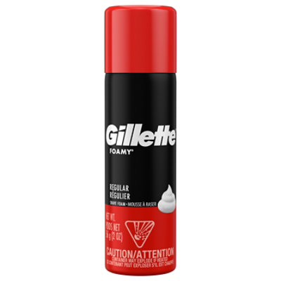Gillette Foamy Regular Shave Foam - 2 Oz