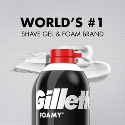 Gillette Foamy Regular Shave Foam - 2 Oz - Image 7