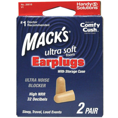 Mack's Earplugs 2 Pair Safeway