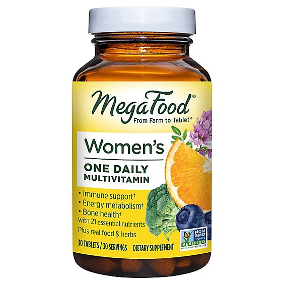 Megafood Women's One Daily Multivitamin, Non-gmo Project Verified - 30 CT