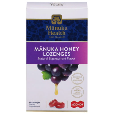 Manuka Health Honey Lozenge Black Curren - 15 CT - Image 3