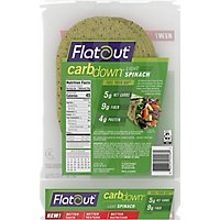 Flatout Carb Down Light Spinach Flatbread - 9 Oz - Image 6