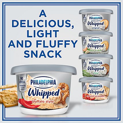 Philadelphia Buffalo Style Whipped Cream Cheese Spread Tub - 7.5 Oz - Image 8