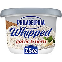 Philadelphia Garlic & Herb Whipped Cream Cheese Spread Tub - 7.5 Oz - Image 3