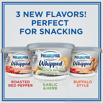 Philadelphia Garlic & Herb Whipped Cream Cheese Spread - 7.5 Oz - Image 2