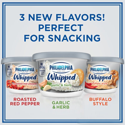Philadelphia Garlic & Herb Whipped Cream Cheese Spread - 7.5 Oz - Image 3