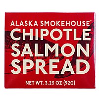 Alaska Smokehouse Chipolte Pink Salmon Spread - 3.25 oz. - Image 1