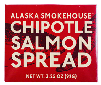 Alaska Smokehouse Chipolte Pink Salmon Spread - 3.25 oz. - Image 1
