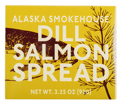 Alaska Smokehouse Dill Pink Salmon Spread - 3.25 oz. - Image 1