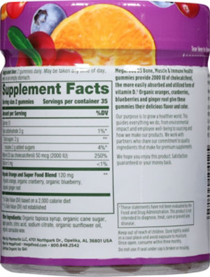 Megafood D3 1000 Iu Gummies Mixed Fruit - 70 CT - Image 5